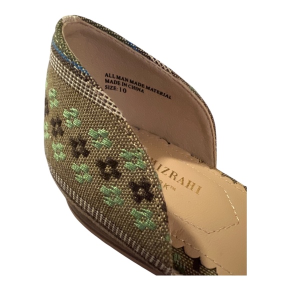 NWOT Isaac Mizrahi NY Flats - Grant Slip On Olive Green size 10 - Picture 4 of 5